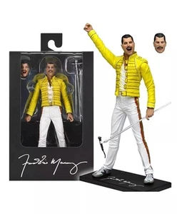 Figura Action FREDDIE MERCURY in concerto QUEEN Originale 18cm NECA 42066 - Foto 1 di 4