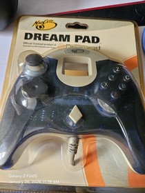 Mad Catz Sega Dreamcast Controller Clear Blue