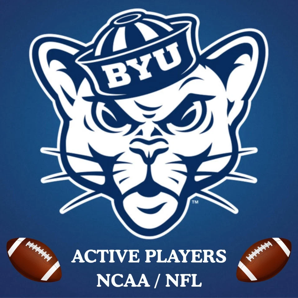 BYU COUGARS Football Cards ACTIVE PLAYERS - You Pick - Auto’s, #’d, SP, Rookies! - Image 1 of 1