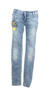 K37) Jeans donna Killah sexy STACY JM3800 taglia 26 nuovi low slim extra lunghi blu - Foto 1 di 10