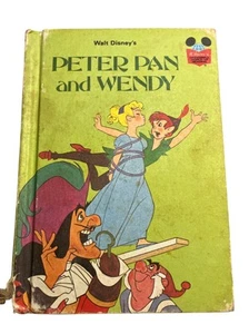 Walt Disneys Peter Pan And Wendy Hardcover 1981 Grolier Book Club Edition Random - Picture 1 of 18