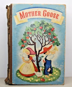 MUTTER GANS KINDERREIMT DAS KOMPLETTE BUCH VON DOROTHEA J SNOW 1941 WHITMAN - Bild 1 von 12