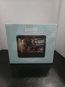New Factory Sealed Portal By Facebook-Model B81AO1BUsVideo Call Device - Black - Picture 1 of 3