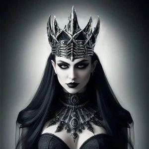 Hair Hoop Witch Crowns Korean Style Round Tiaras Foam Crow Crown Hair Jewelry - Picture 1 of 12