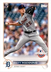 2022 Topps Opening Day Matt Manning RC Detroit Tigers #102 TW25273 - Picture 1 of 2