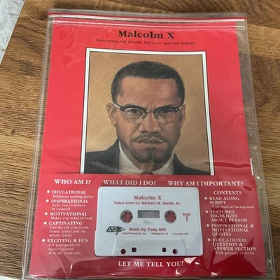   Malcolm X  developing self esteem - in Original Factory Seal! - Image 1 of 4