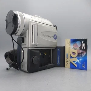 Sony Handycam DCR-PC100E Handheld MiniDV Camcorder Silver Tested - Picture 1 of 9