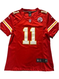 #11 Alex Smith Nike Red Kansas City KC Chiefs Jersey On Field Youth Large sewn - Picture 1 of 16
