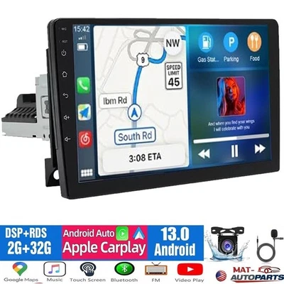 Radio estéreo para automóvil 32G Android13 Carplay FM GPS navegación para Dodge Dynasty 1988-1993 Foto 1 de 4