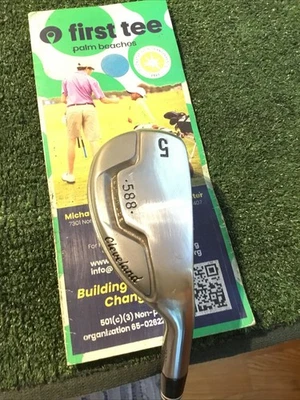 Cleveland 588 Altitude Face Forged 5 Hybrid Iron Seniors ActionLite 55g Graphite - Image 1 of 4