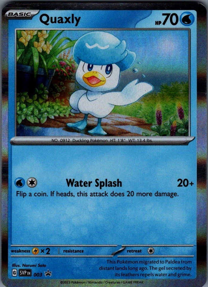 Quaxly Promo SV: Scarlet & Violet Promo Cards 003 NM - Image 1 of 2