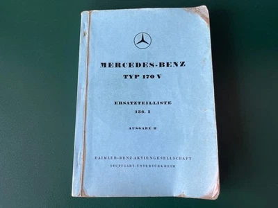 Mercedes Benz 170 V Ersatzteile Ersatzteilliste 136 Katalog Werkstatthandbuch - Bild 1 von 4