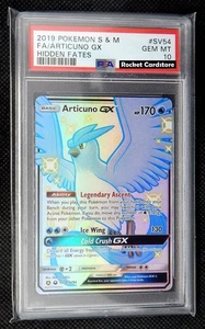 Pokemon Articuno GX Shiny Holo Arktos EN SV54/SV94 Hidden Fates PSA 10 Gem Mint - Bild 1 von 2