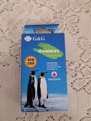 Printer Ink HP Office Jet Pro 8100/8600 G&G NP-H-0951XL M-D Magenta  - Image 1 of 4