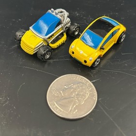 MICRO MACHINES Loose lot lineup CONCEPT PAIR Yellow X-men VW Galoob LGTI 25[