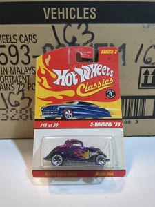 Hot Wheels CLASSIC SERIES 2 ● #18 of 30 3-Window '34 Spectraflame Purple - Bild 1 von 6