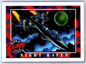1991 Hasbro GI Joe Trading Card - Night Raven #14 - Picture 1 of 2