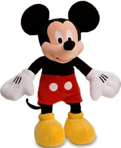 Mochila de felpa roja Disney Mickey Mouse de 18 pulgadas - Imagen 1 de 3