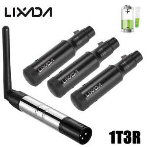 Lixada 2.4G ISM Wireless Rechargeable Receiver DMX512 XLR Transmitter Set M2N4 - Picture 1 of 20