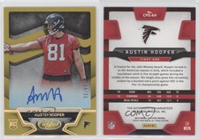 2016 Certified Potential Signatures Mirror Gold /25 Austin Hooper Rookie Auto RC