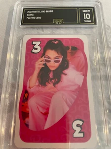 TARJETA DE JUEGO BARBIE SASHA ARIANA GREENBLATT 2023 MATTEL UNO 3 GRADO 10 L@@@K - Imagen 1 de 2