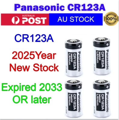 Panasonic 3V CR123A CR17345 Lithium Battery CR123 DL123A EL123A F Arlo Camera - image 1 of 4