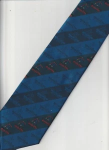 SPORTING MEMORABILIA , OFFICIAL TIE , ICC , CRICKET WORLD CUP , BLUE ,ENGLAND 99 - Picture 1 of 1
