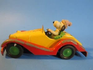 Snoopy im Druckguss MG Auto Vintage 1965 Aviva Toy Co, kein Holzstock - Bild 1 von 6
