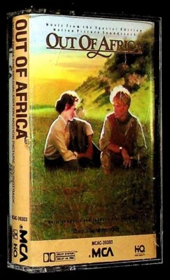 1985 VINTAGE OUT OF AFRICA SOUNDTRACK CASSETTE TAPE MCA RECORDS MCAC-39303 - Image 1 of 3