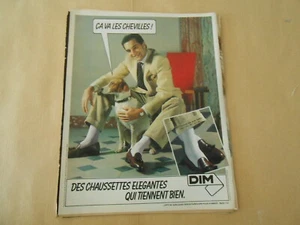 Publicité 1981 Advertising DIM des chaussettes élégantes qui tiennent bien - Foto 1 di 1