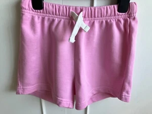 Girls M&S age 7-8yrs light pink thick cotton summer shorts no marks VGC - Picture 1 of 7