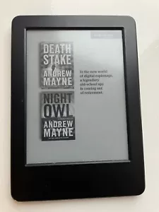 Amazon Kindle 7th Generation WP63GW 4GB Wi-Fi Black eBook Reader Tablet & Accsy - Picture 1 of 9