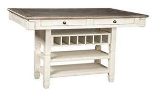 Bolanburg Counter Height Dining Room Table, Two-tone Whitewash - Picture 1 of 7