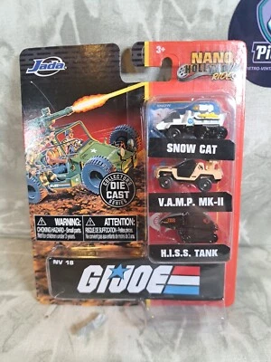JADA GI JOE Nano Hollywood Rides Snow Cat  VAMP MK-II HISS Tank  T16 - Image 1 of 3