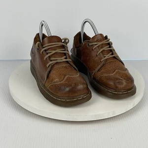 Dr. Doc Martens Damenschuhe Größe 7 braun Budapester Brogue Oxford-Schuhe Plateau klobig - Bild 1 von 7