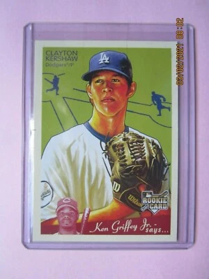 Cartão Clayton Kershaw 2008 Upper Deck Goudey #75 RC ROOKIE - L.A Dodgers - Imagem 1 de 2