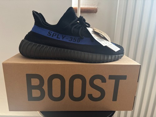Adidas Yeezy Boost 350 V2 Dazzling Blue taglia UK 11 NUOVE CON SCATOLA CON ETICHETTE