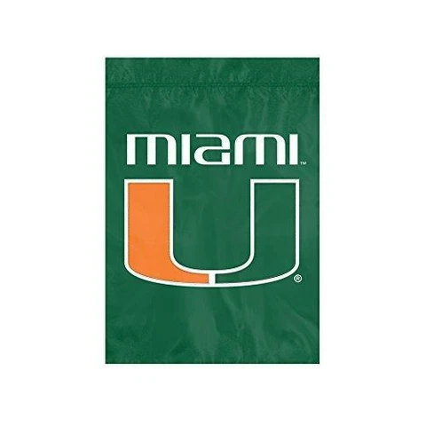 Party Animal NCAA Miami Hurricanes Garden/Window Flag, 18" x 12.5" Cover