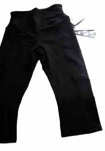 Woman NYDJ City Sport Knee Length Leggings Black X SMALL Clothing Pants Yoga Gym - Picture 1 of 4