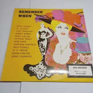 REMEMBER WHEN Vintage Nostalgia Vinyl Record 12" Music Album (12 Tracks) 33RPM - Picture 1 of 12
