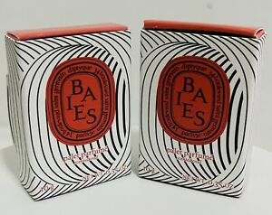 2 x Diptyque Baies Scented Oval 0.35 oz.