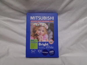 MITSUBUSHI Inkjet Photo Paper 100 Sheets 7x5 GLOSS 250gsm - Picture 1 of 1