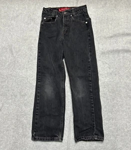 Vintage Levis SilverTab Jeans Boys 9 Black Loose Slim Fit Denim 100% Cotton USA - Picture 1 of 9
