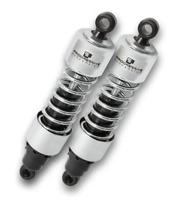 Amortiguadores Progressive 412 Serie 12" cromo estándar de servicio Harley Sportster 79-03 - Imagen 1 de 3