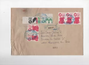 Circulated REGISTERED COVER EXPORTA CATTLE TEQUILA MOVIES 1983 - Picture 1 of 2