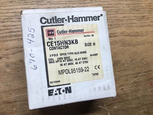 NEW EATON CUTLER HAMMER CE15HN3KB CONTACTOR - Picture 1 of 1