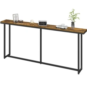 71 '' Narrow Long Console Table Behind Couch Table for Living Room Hallway Entry - Picture 1 of 12