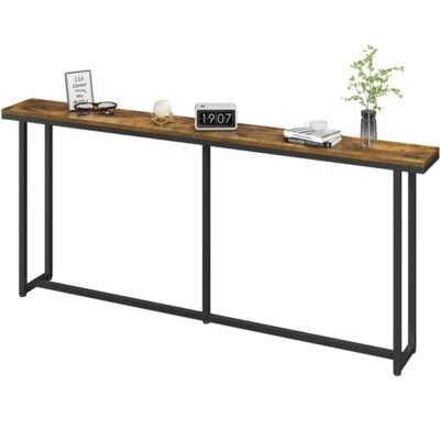71 '' Narrow Long Console Table Behind Couch Table for Living Room Hallway Entry - Image 1 of 4
