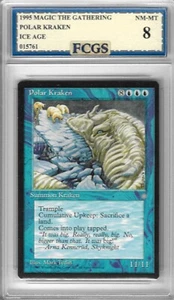 1995 MTG Ice Age Polar Kraken Graded FCGS 8 NM-MT - Picture 1 of 2