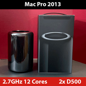 2013 Mac Pro  | 2.7GHz 12-Core | Dual AMD D500 | 128GB RAM | 1TB PCIe NVMe SSD